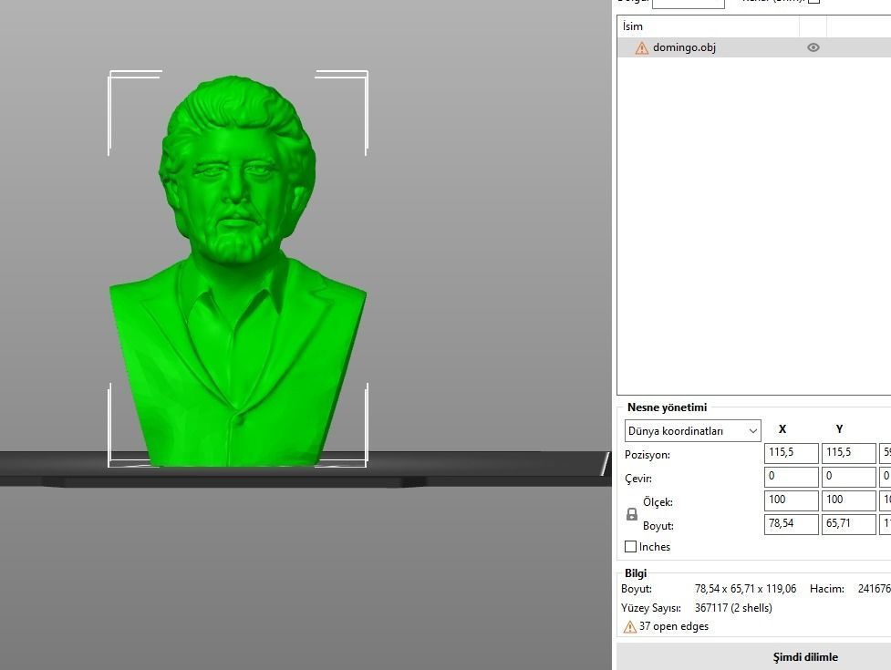 Placido Domingo 3D print model_9