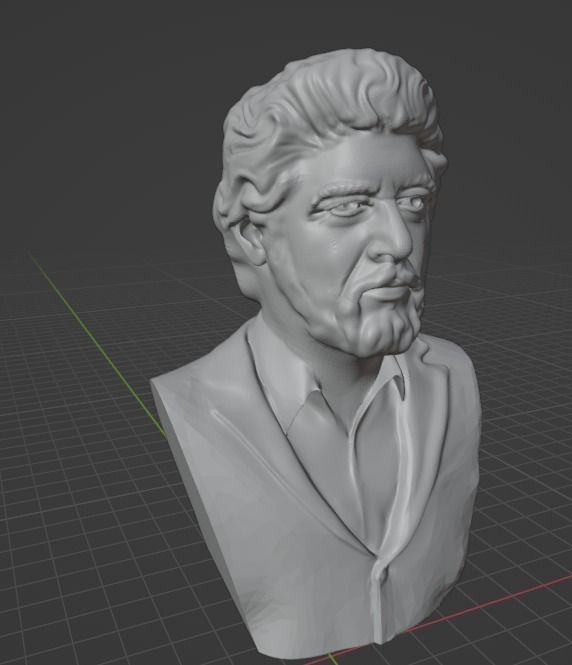 Placido Domingo 3D print model_2