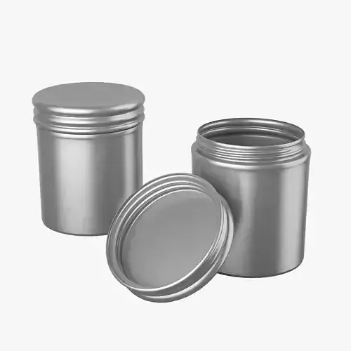 Aluminum Jar  3D model