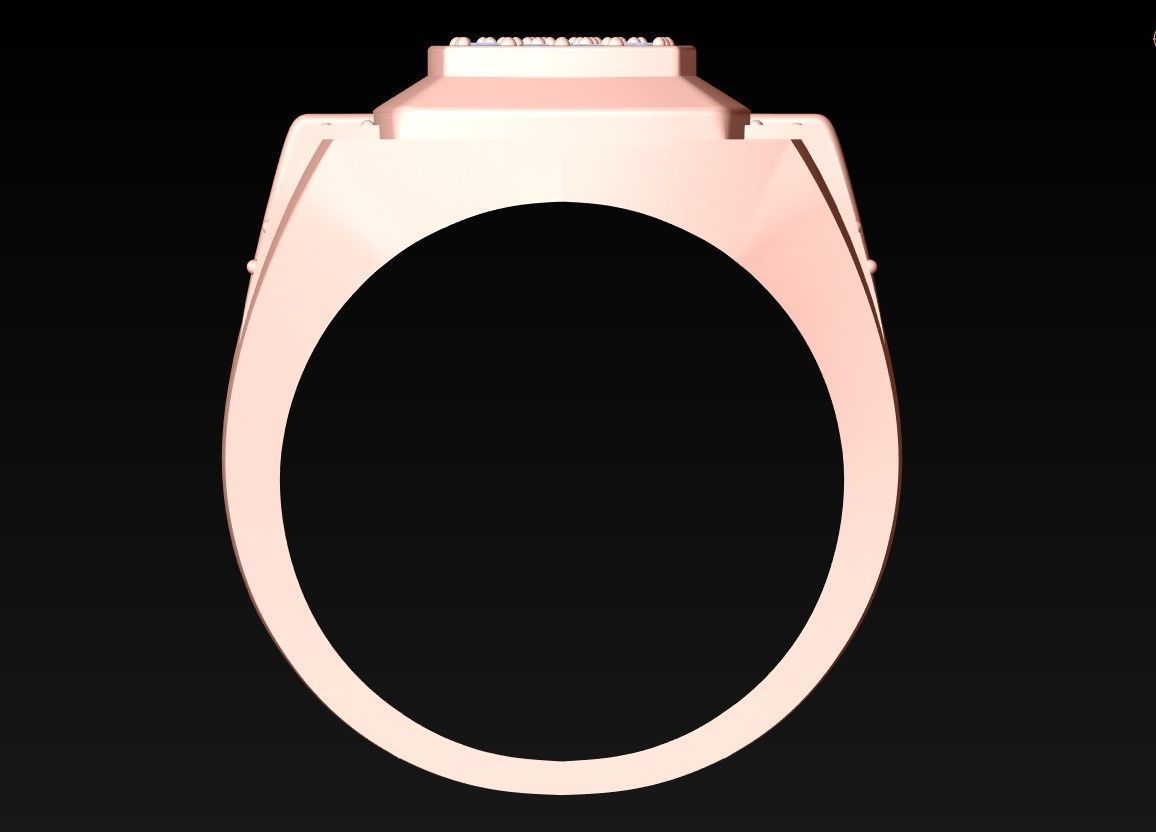 Diamond Rings  - N4235 3D print model_6