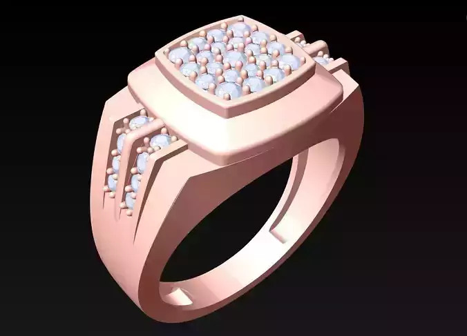 Diamond Rings  - N4235 3D print model