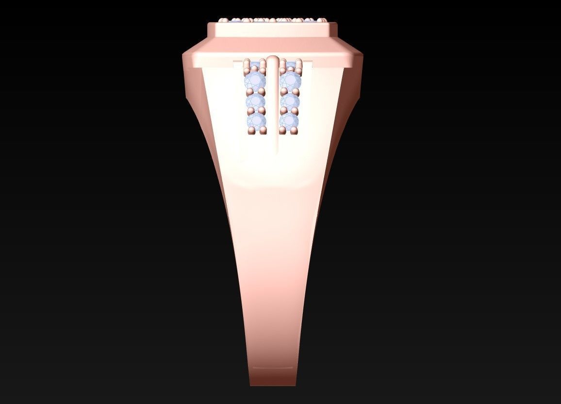 Diamond Rings  - N4235 3D print model_5