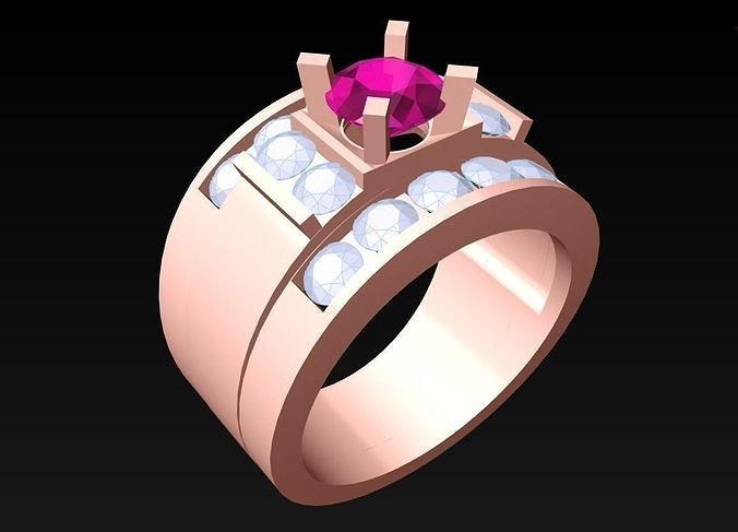 Diamond Rings  - N3775 3D print model