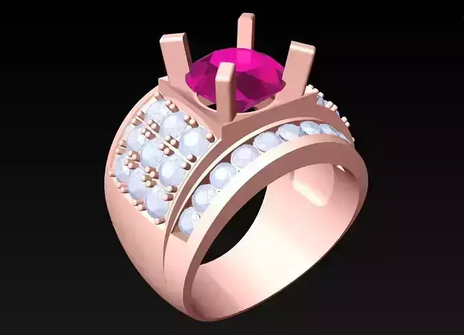 Diamond Rings  - N3606 3D print model