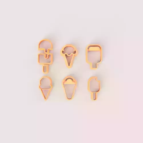 ICE CREAM POLYMER CUTTER SET