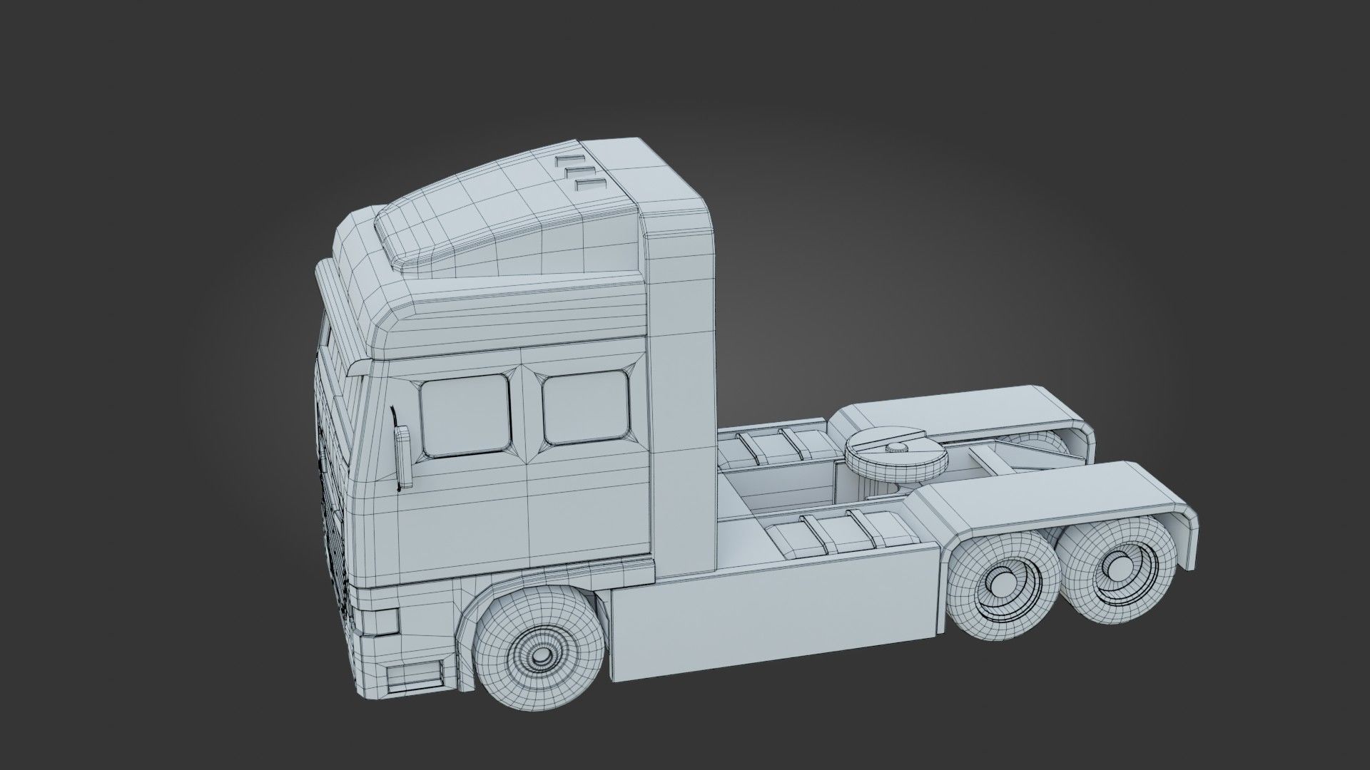 Truck - Low Poly - Game Ready - PBR Low-poly 3D model_24