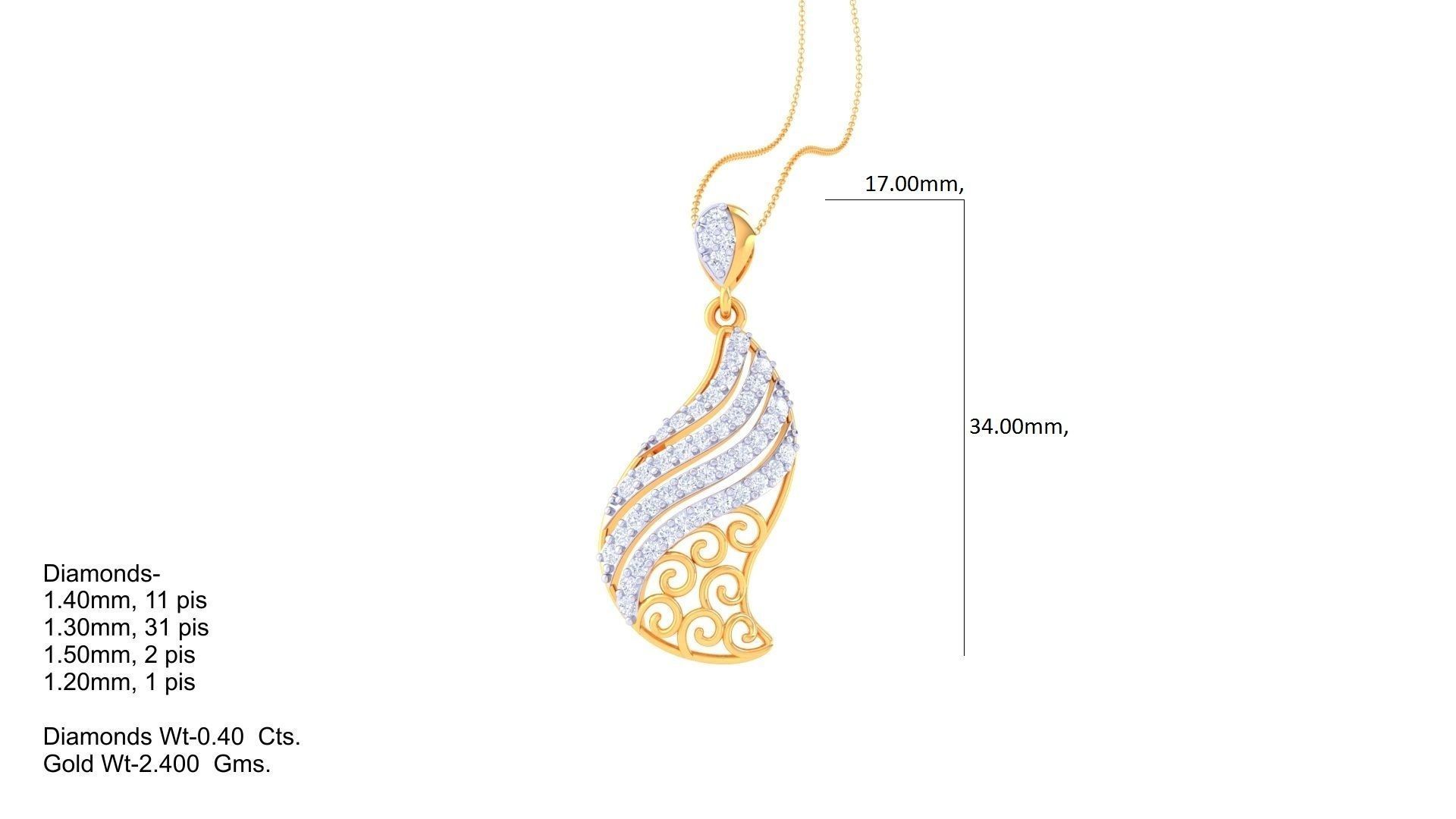 Earring Pendant Set 3dm STL OBJ FBX Renders Details 3D print model_5