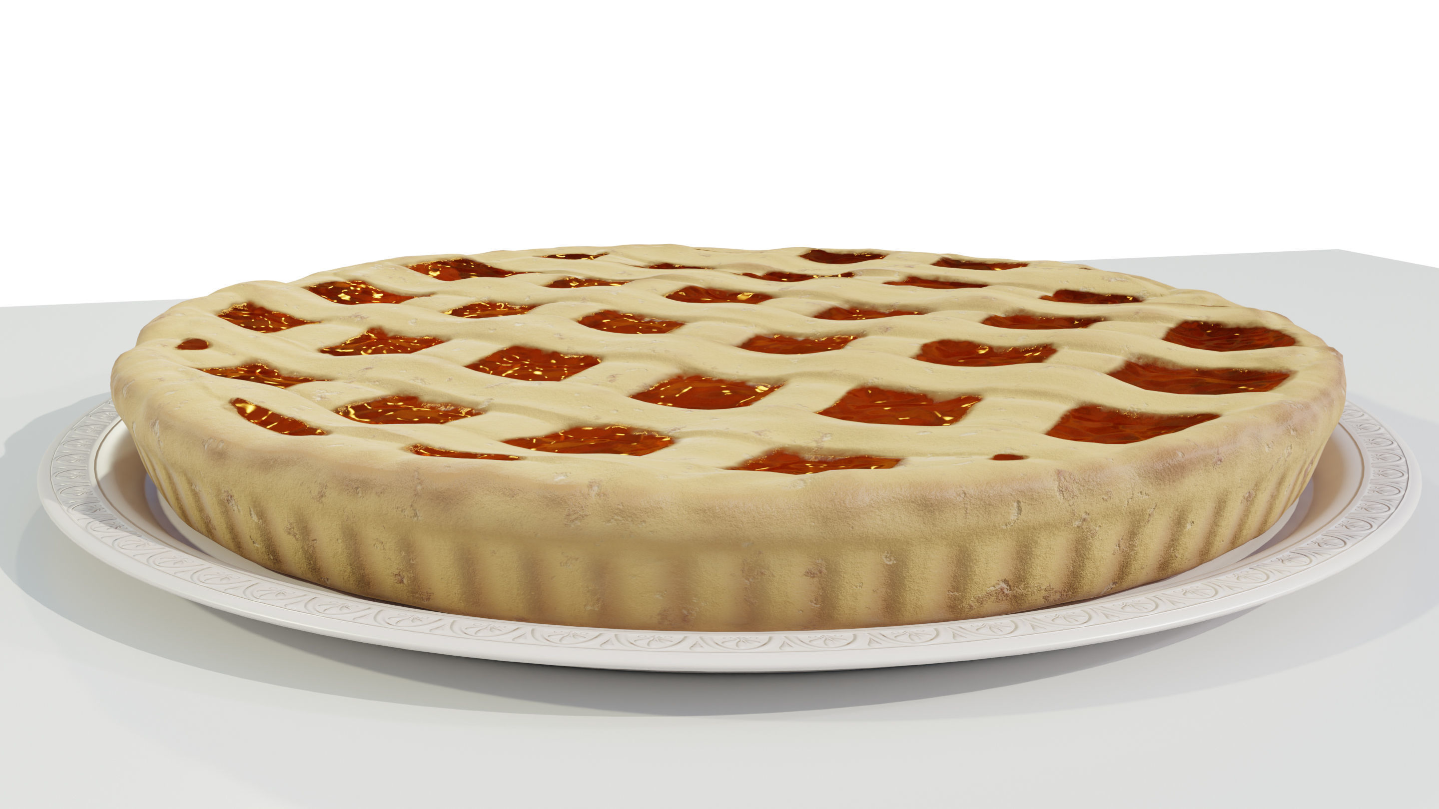 Jam Tart 3D model_6
