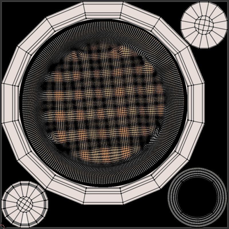 Jam Tart 3D model_11