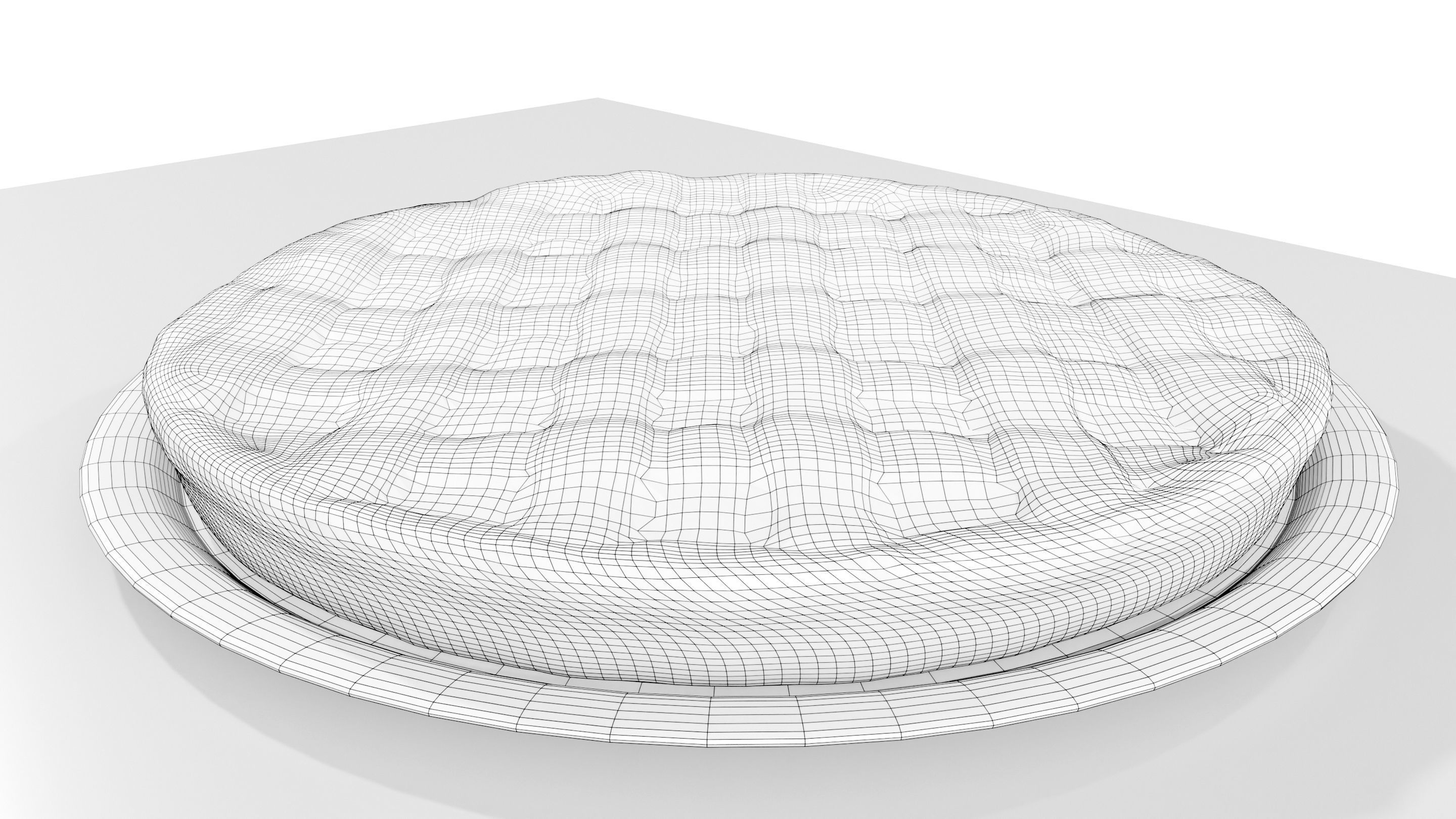 Jam Tart 3D model_13