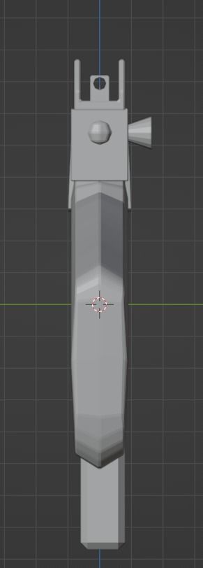 M1928 Thompson SMG Low-poly 3D model_2