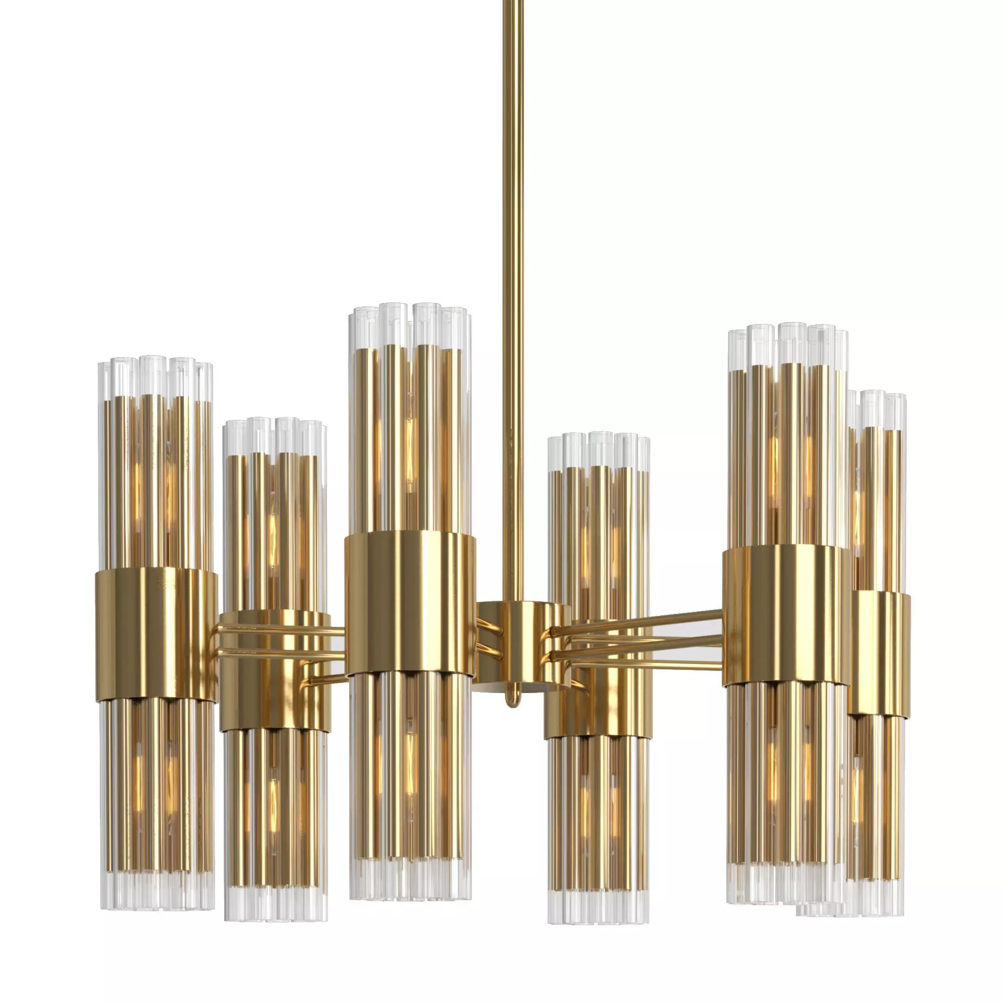 Hetel Fabricio Lux Meduza Antonia chandeliers Low-poly 3D model_0