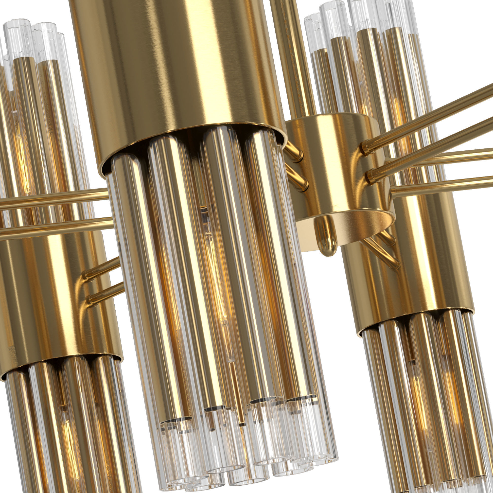 Hetel Fabricio Lux Meduza Antonia chandeliers Low-poly 3D model_5