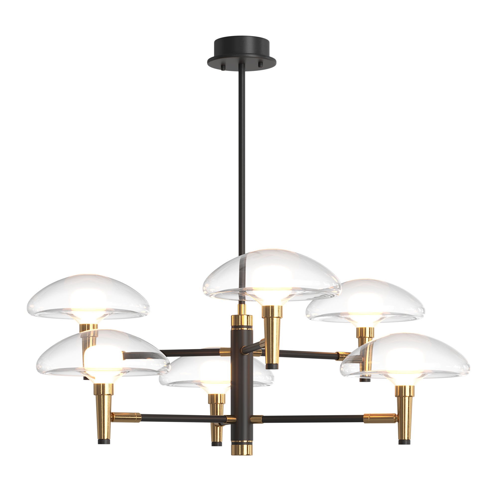 Hetel Fabricio Lux Meduza Antonia chandeliers Low-poly 3D model_2