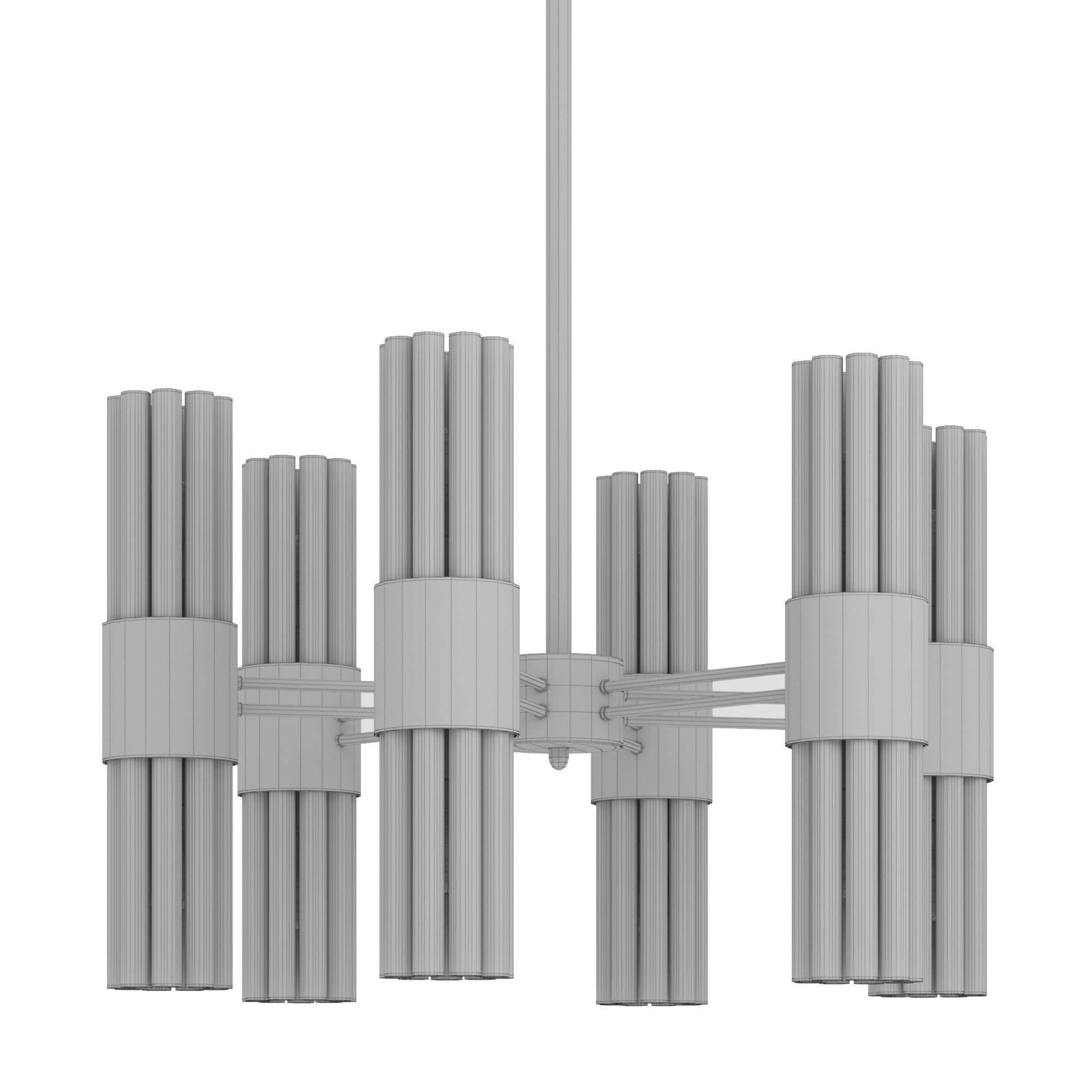 Hetel Fabricio Lux Meduza Antonia chandeliers Low-poly 3D model_11