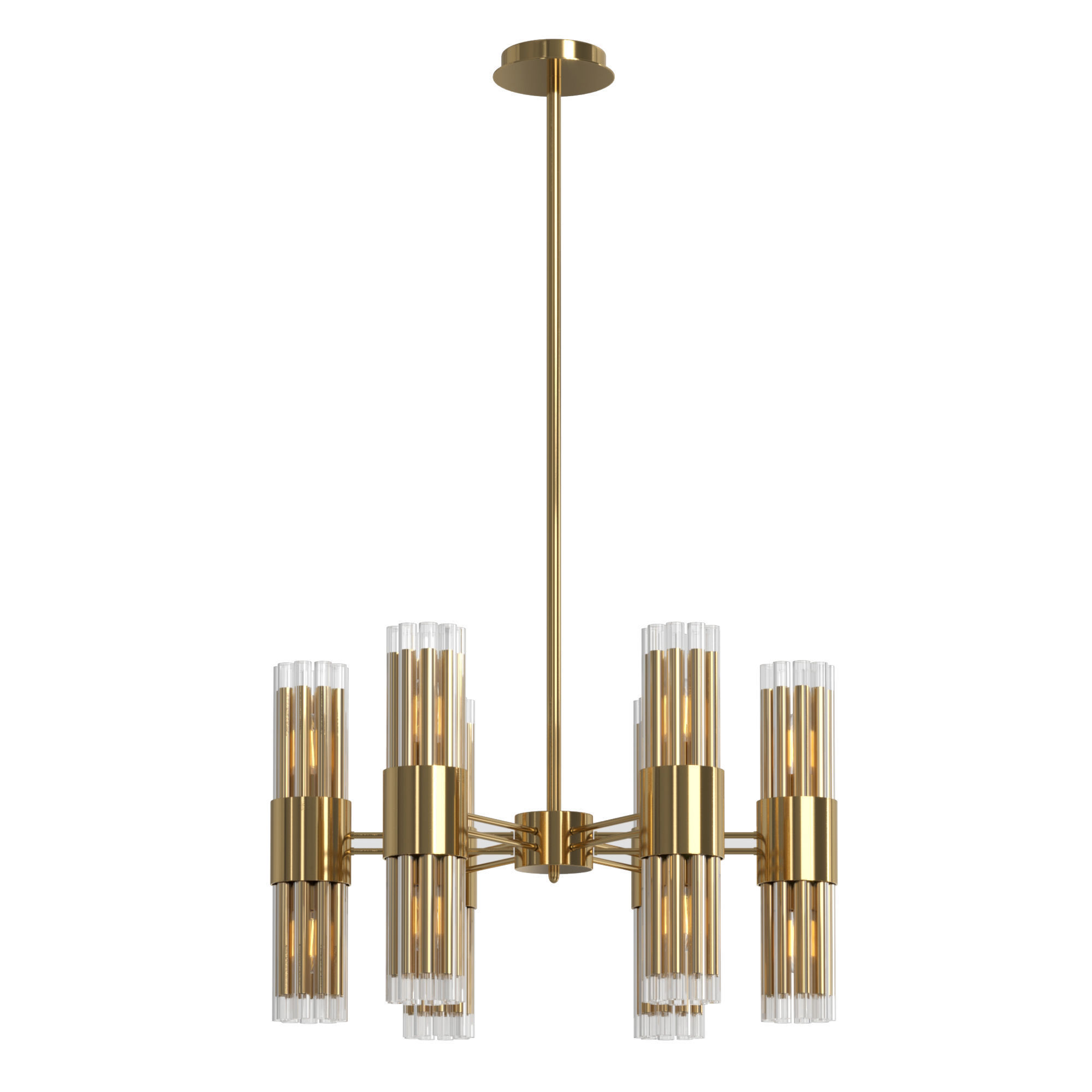 Hetel Fabricio Lux Meduza Antonia chandeliers Low-poly 3D model_4