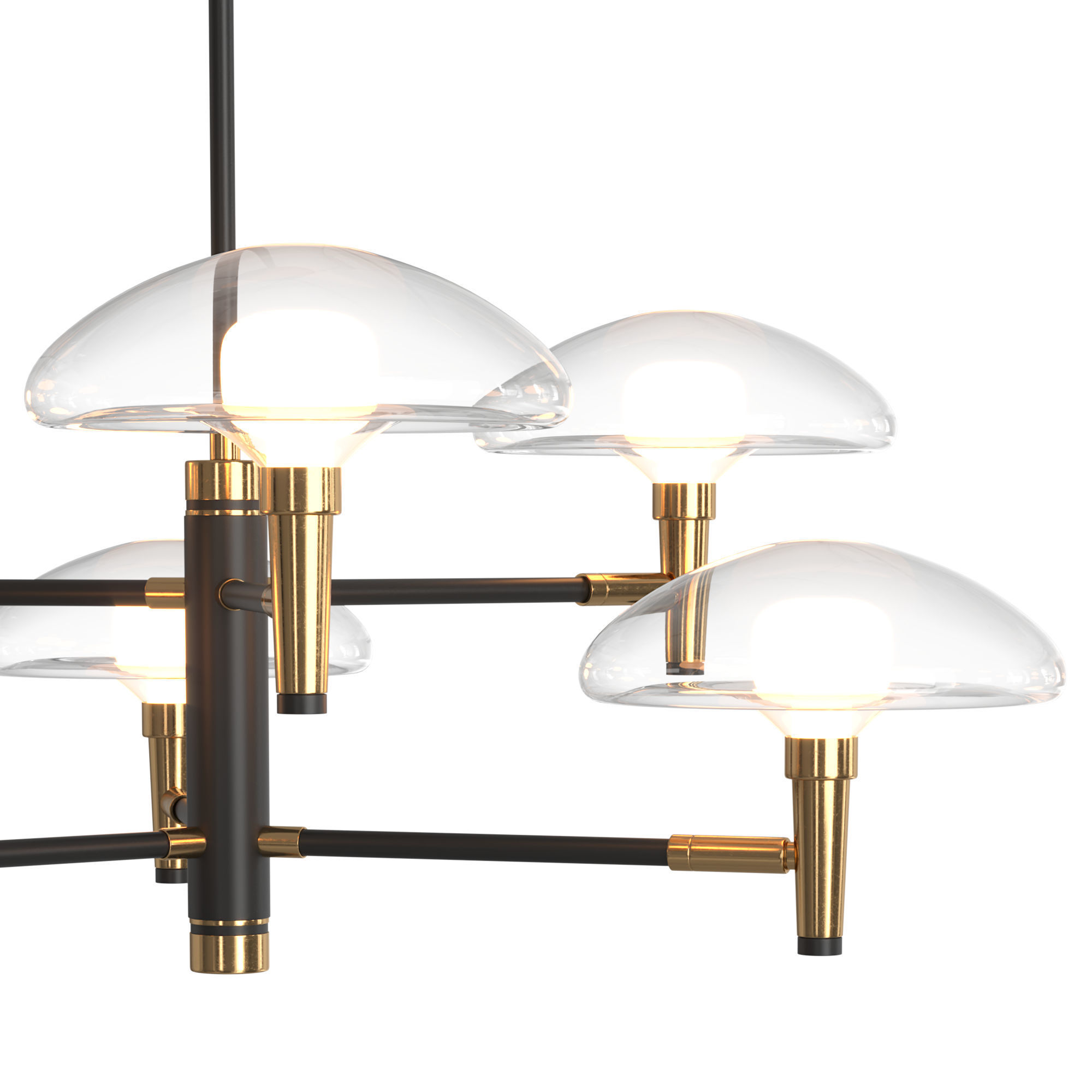 Hetel Fabricio Lux Meduza Antonia chandeliers Low-poly 3D model_8