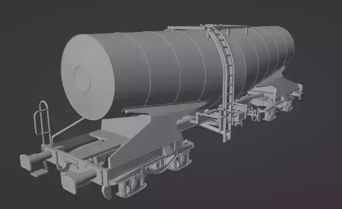 H0 1-87 scale Zacns slurry tank car 3D print model