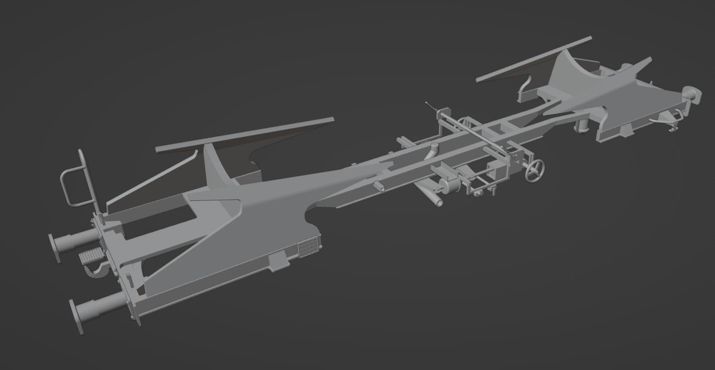 H0 1-87 scale Zacns slurry tank car 3D print model_11