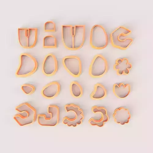 BOHO SET POLYMER CLAY CUTTER 3D print model