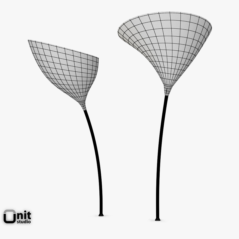 Maxxi Poppy floor light by ViaBizzuno 3D model_3