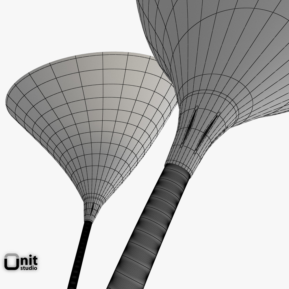 Maxxi Poppy floor light by ViaBizzuno 3D model_7