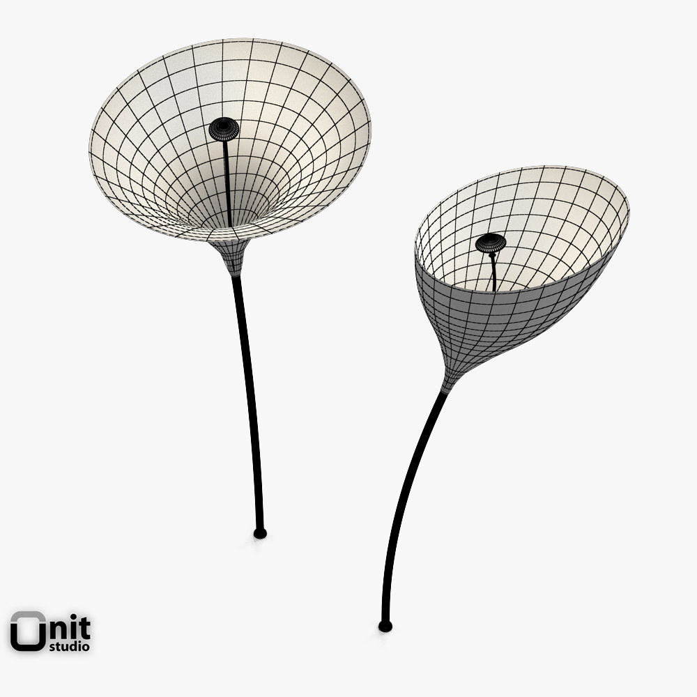 Maxxi Poppy floor light by ViaBizzuno 3D model_5