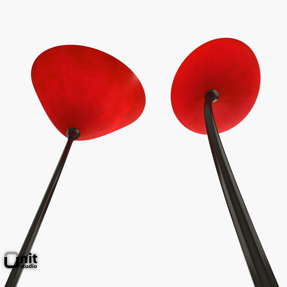 Maxxi Poppy floor light by ViaBizzuno 3D model_1