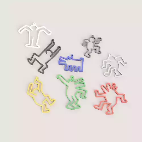 KEITH HARING EARRINGS