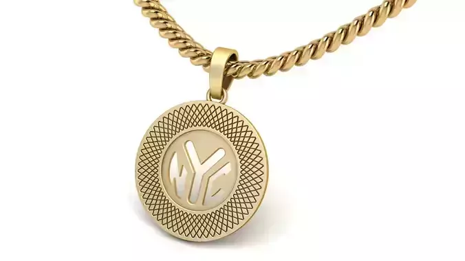 NYC SYMBOL GOLD PENDANT