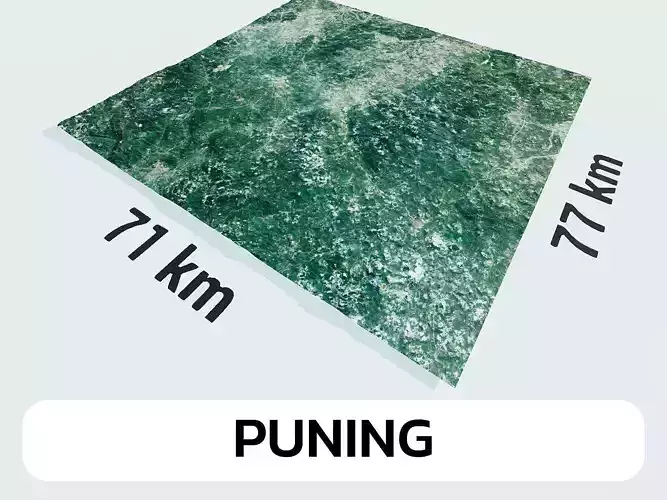 Puning China City Landscape 3D Model