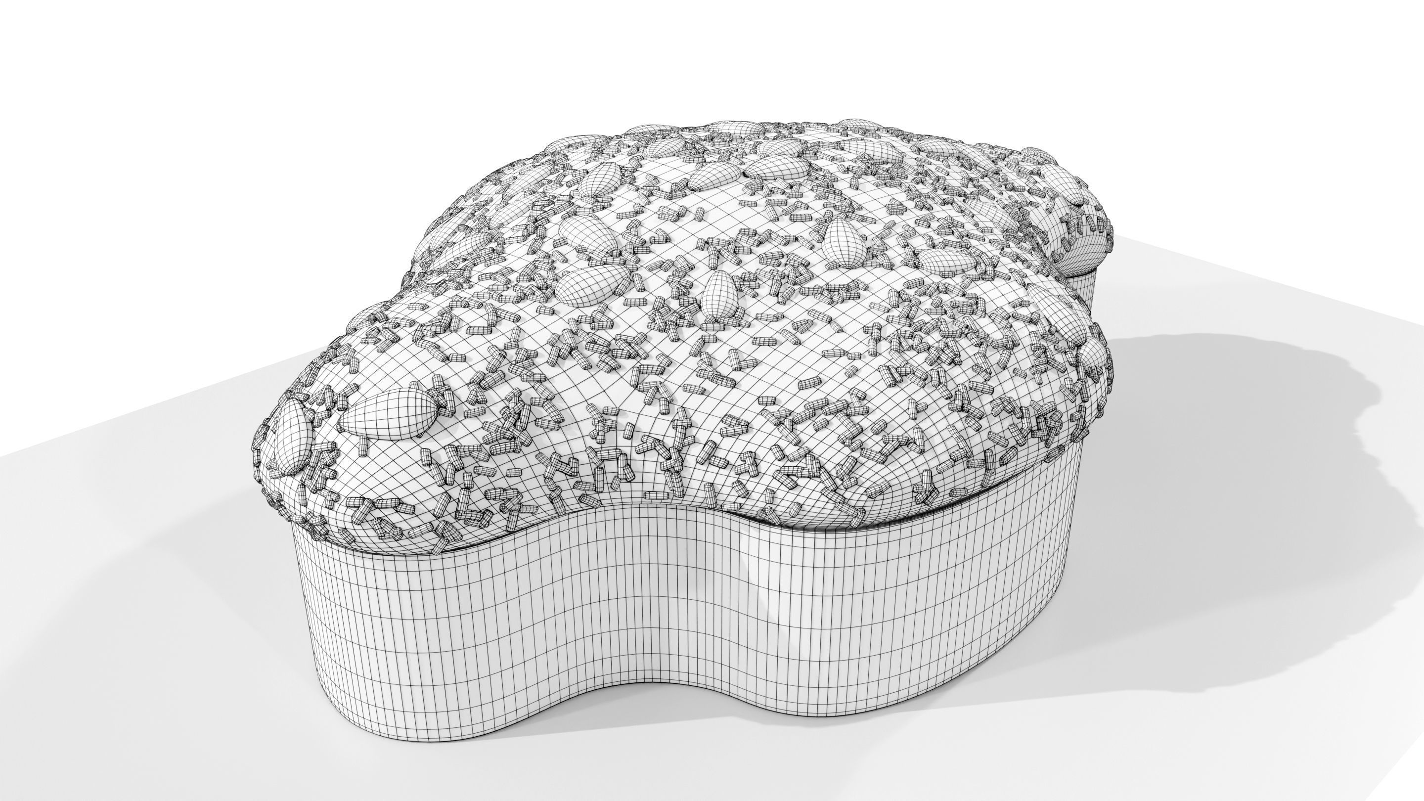 Easter Dove 3D model_14