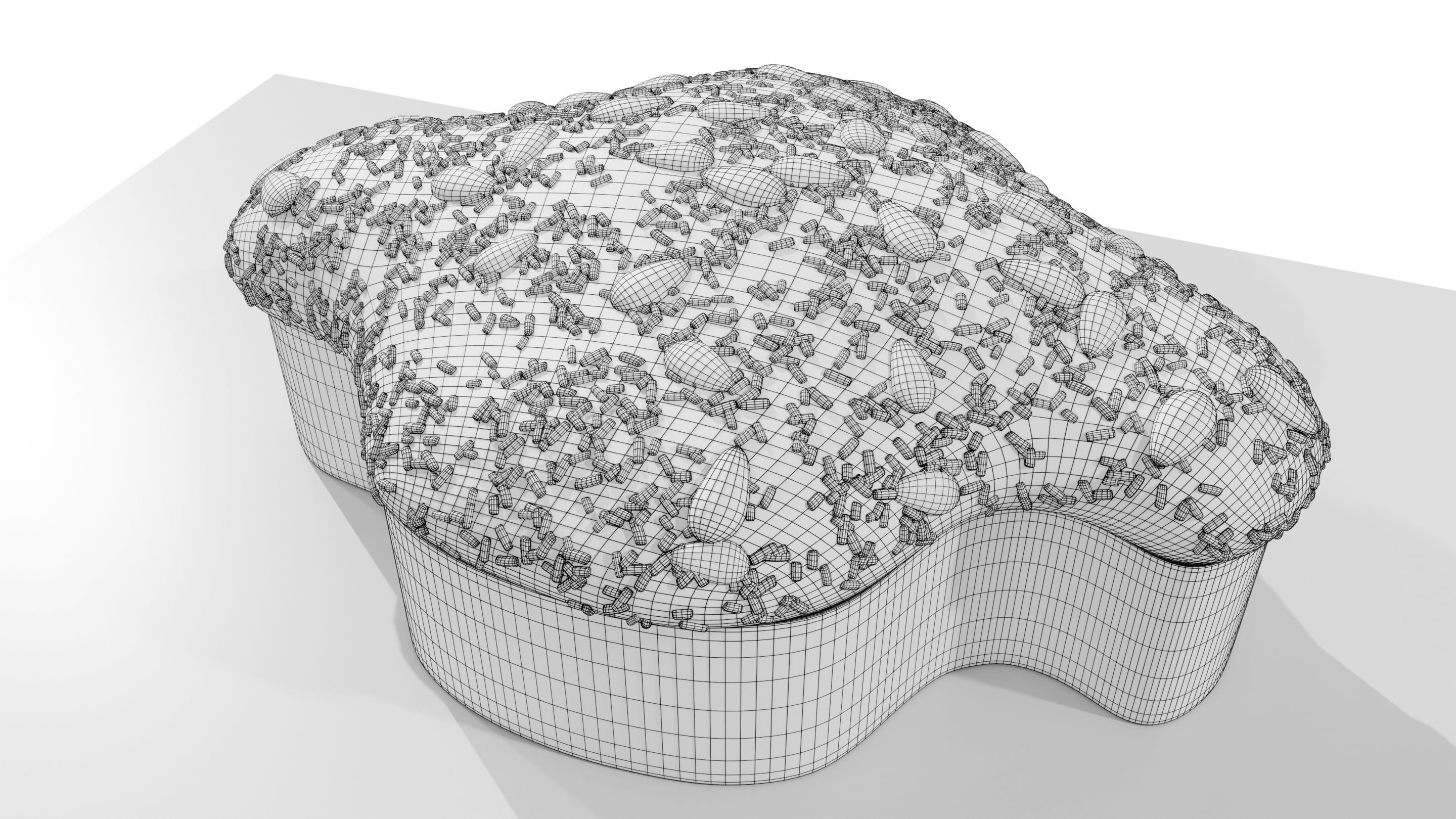 Easter Dove 3D model_16