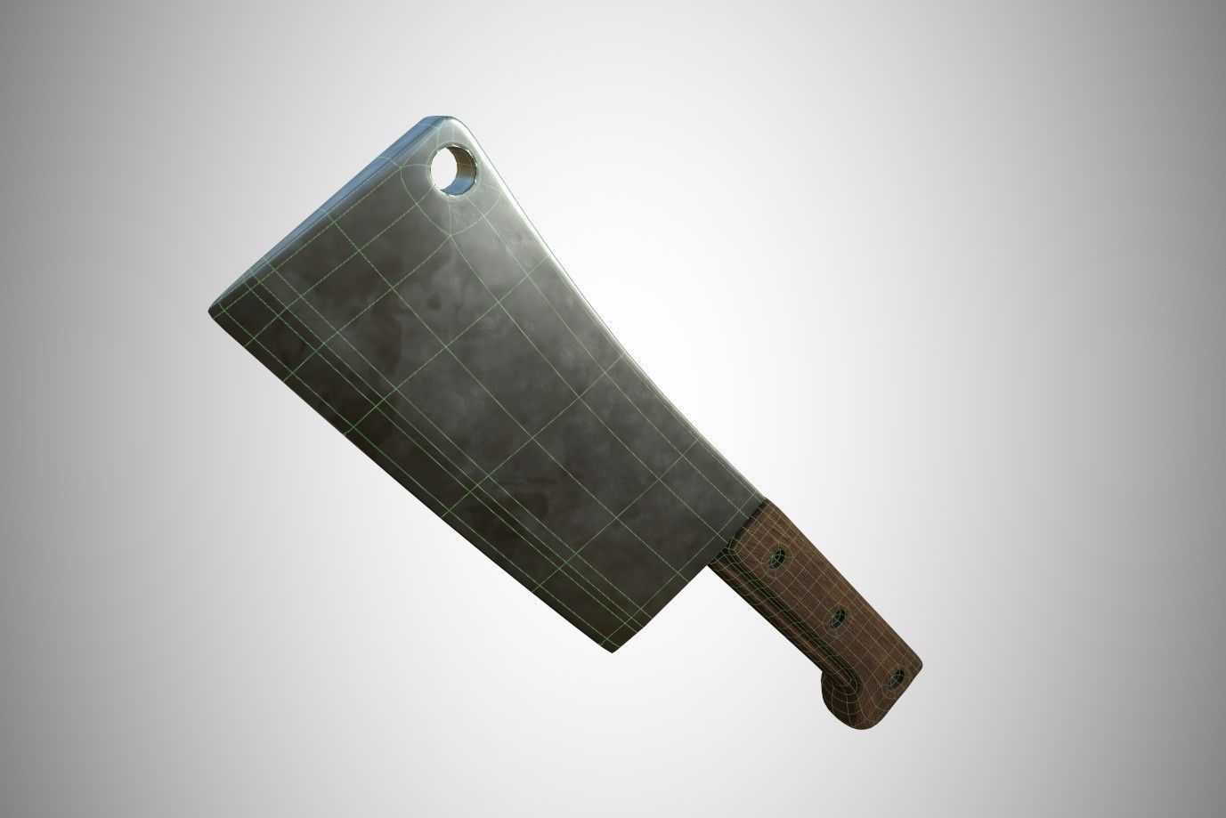 Chopper 3d Model knife 3D model_3