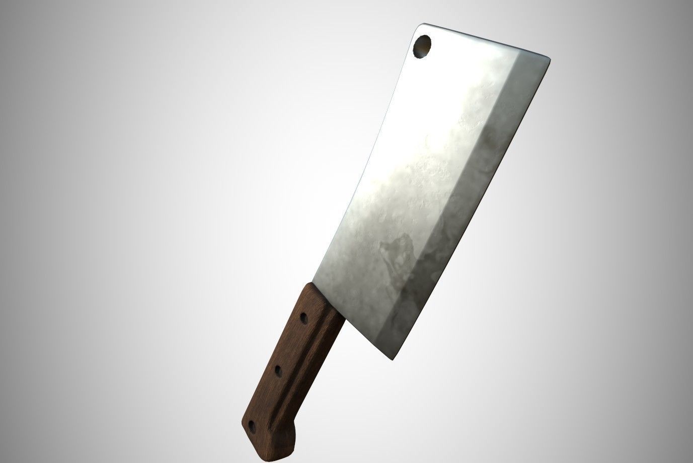 Chopper 3d Model knife 3D model_2