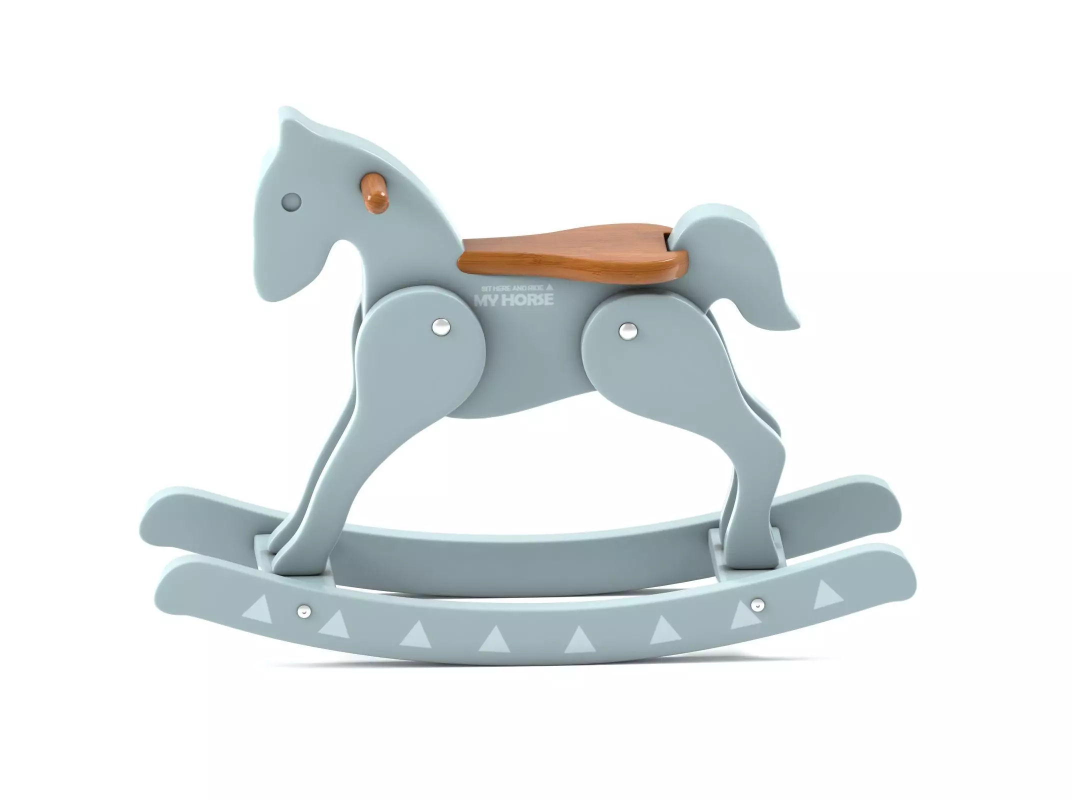 Rocking Horse 3D model_0