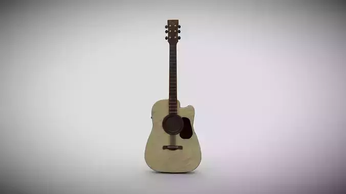 Brown Guitar
