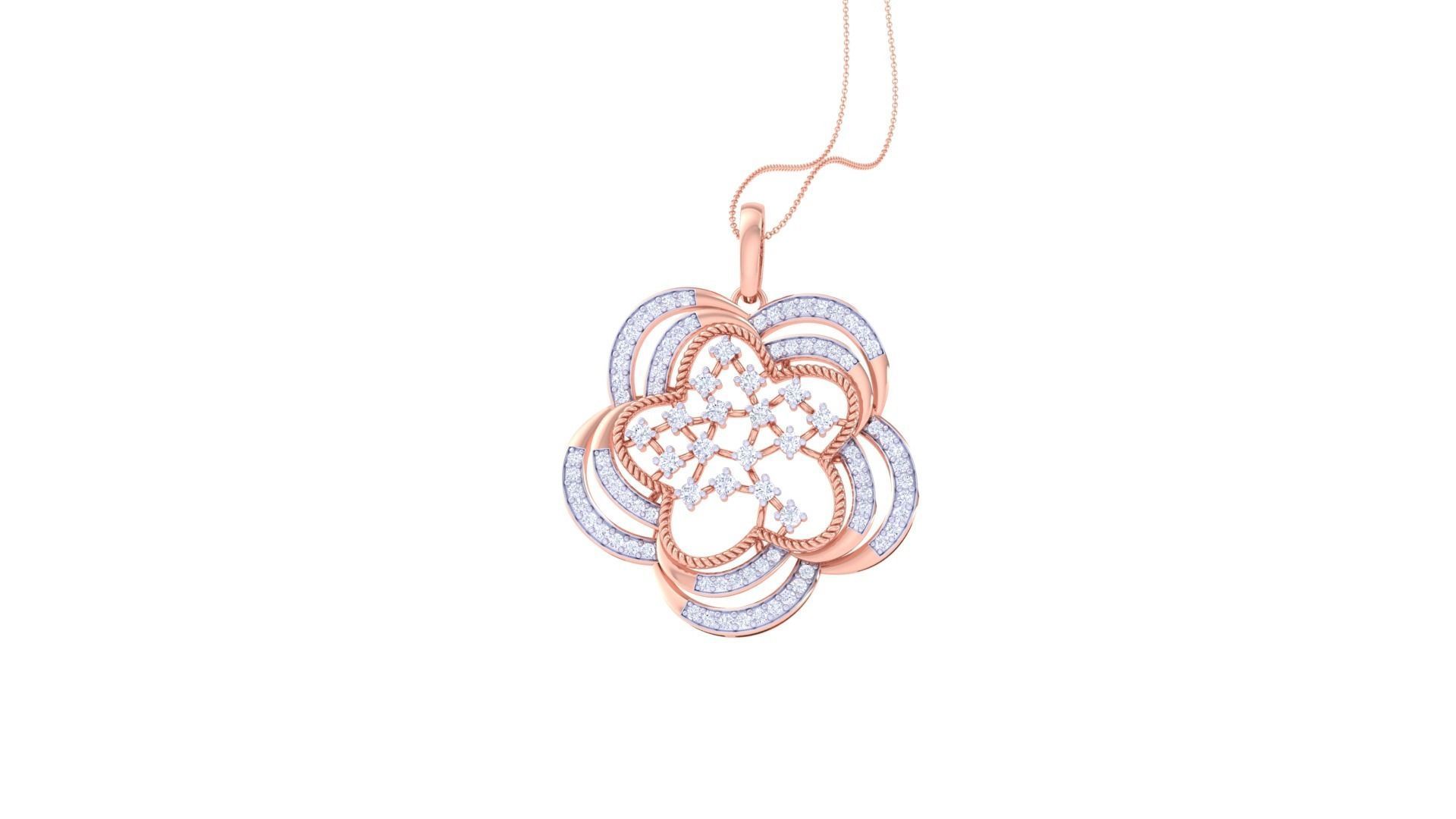 Earring Pendant Set 3dm STL OBJ FBX Renders Details 3D print model_5