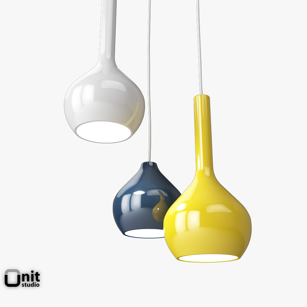 Drip Light pendant lamp Ex t 3D model_7