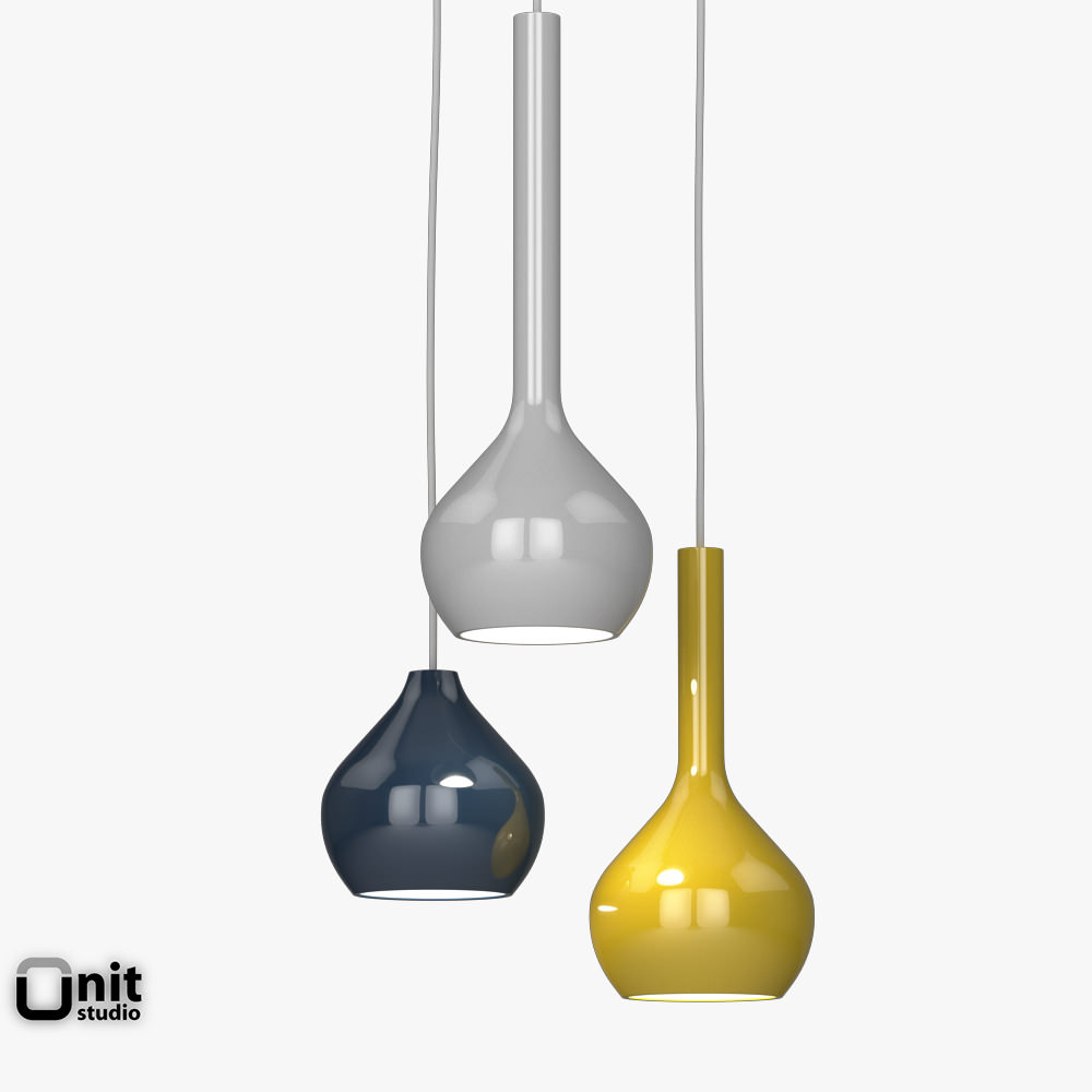 Drip Light pendant lamp Ex t 3D model_5