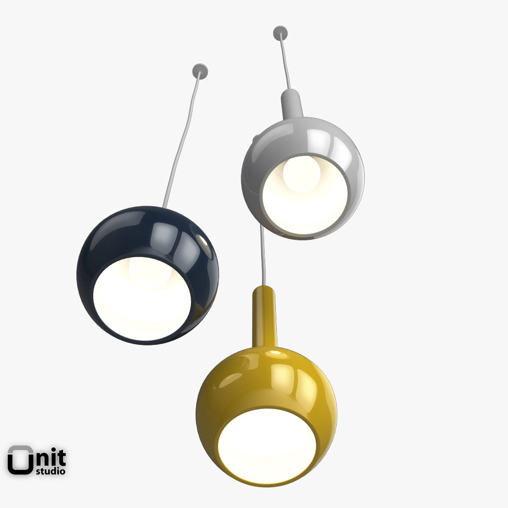 Drip Light pendant lamp Ex t 3D model_6