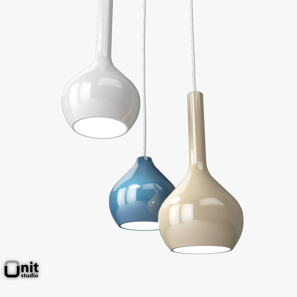 Drip Light pendant lamp Ex t 3D model_2