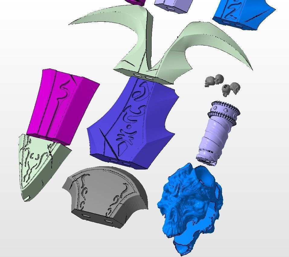 Frostmourne Sword - Arthas the Lich King - World of Warcraft 3D print model_9
