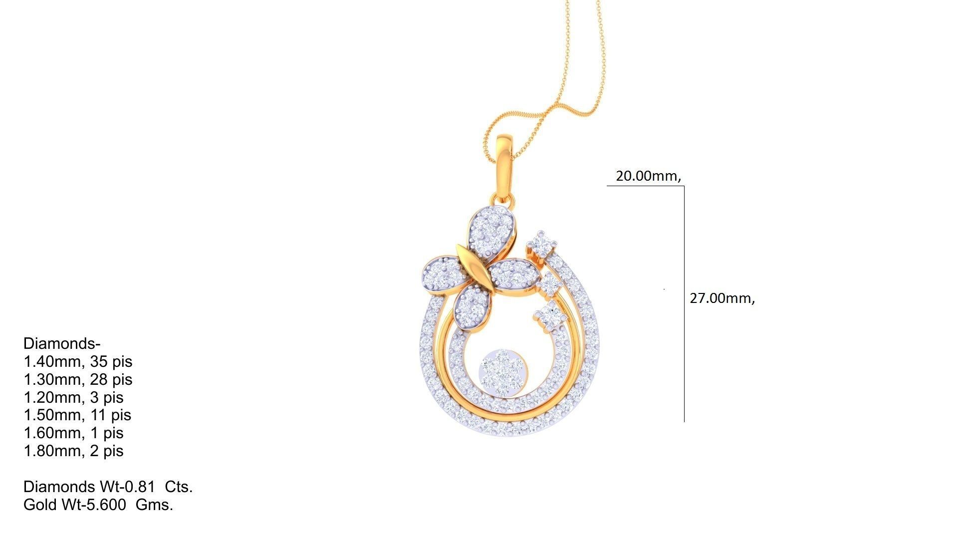 Earring Pendant Set 3dm STL OBJ FBX Renders Details 3D print model_6