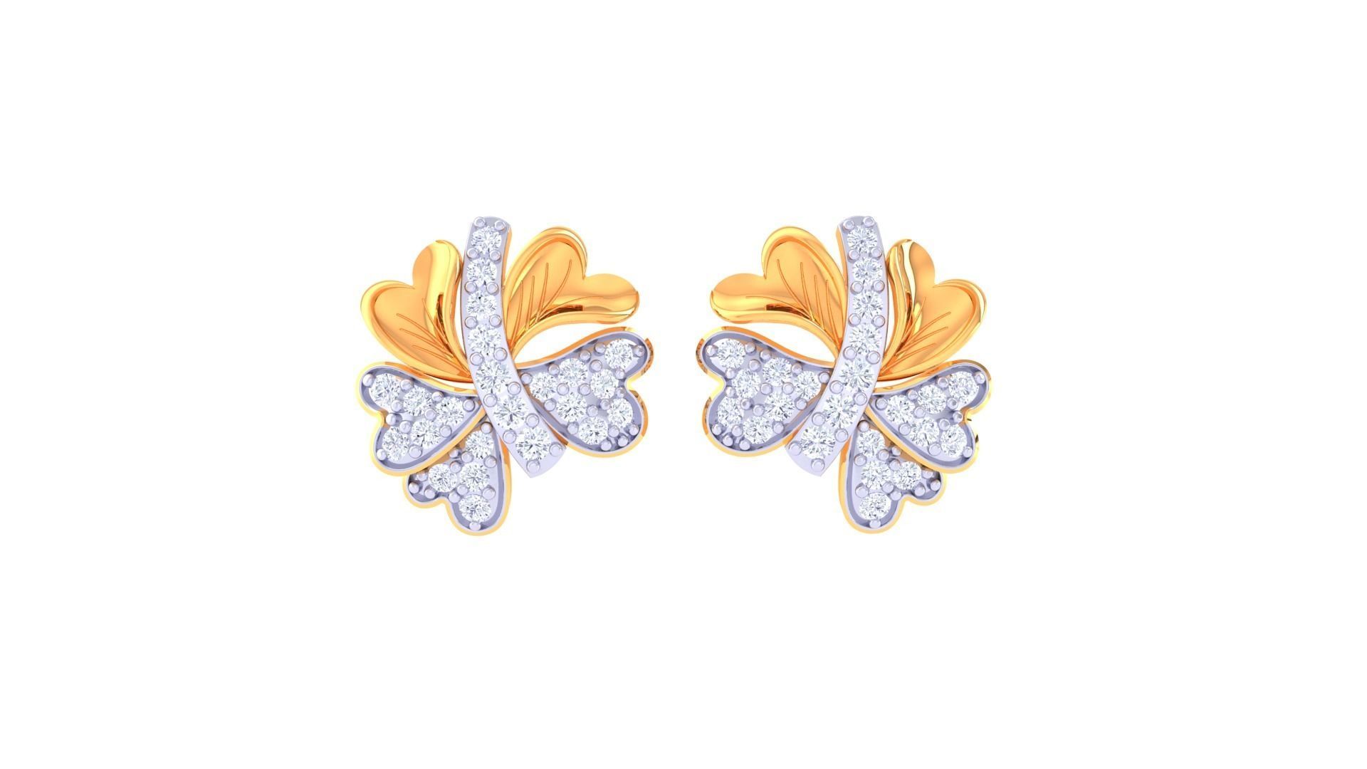 Earring Pendant Set 3dm STL OBJ FBX Renders Details 3D print model_2