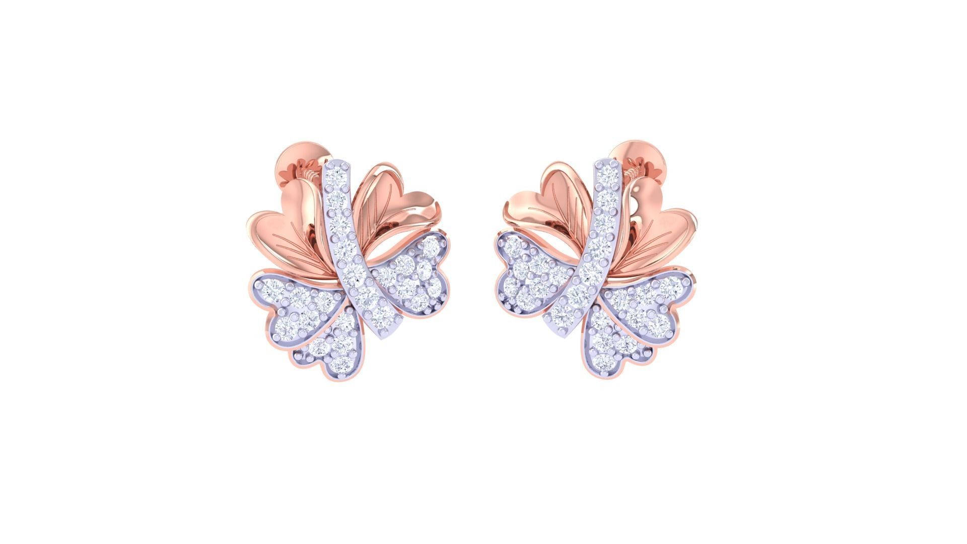 Earring Pendant Set 3dm STL OBJ FBX Renders Details 3D print model_3