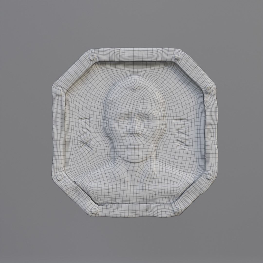 Bas Relief Coin Free low-poly 3D model_2