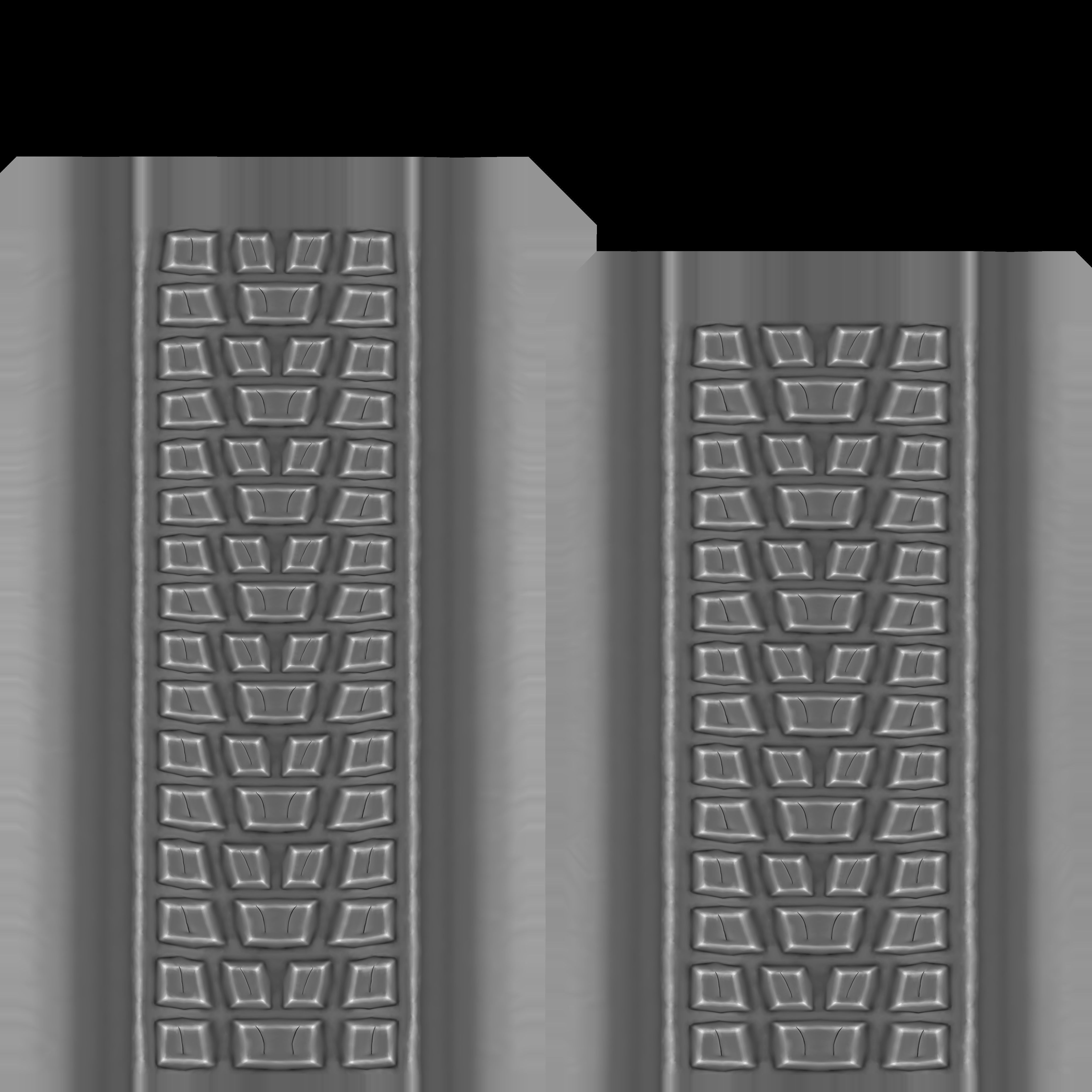  Low-Poly Offroad E-Scooter Wheel Low-poly 3D model_78