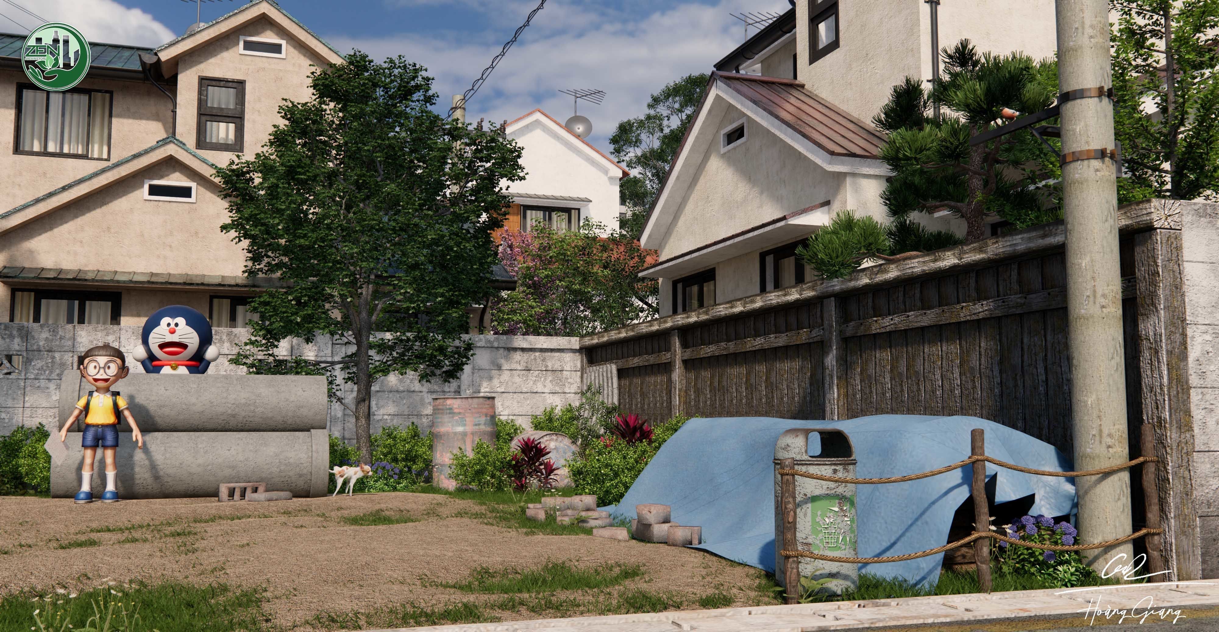 Nobita PlayGround 3D model_2