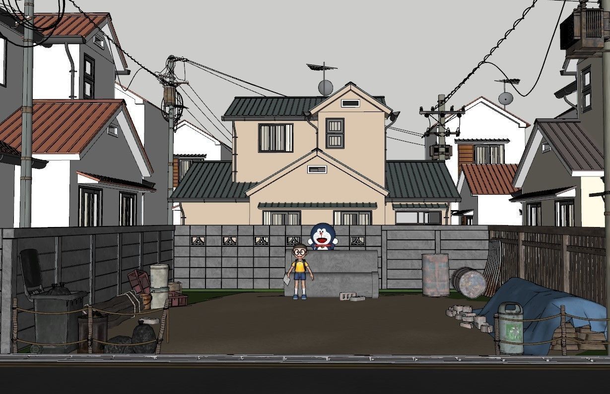 Nobita PlayGround 3D model_3